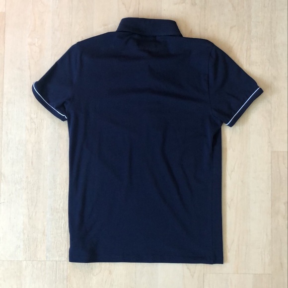 Navy blue polo short sleeves - Picture 2 of 4